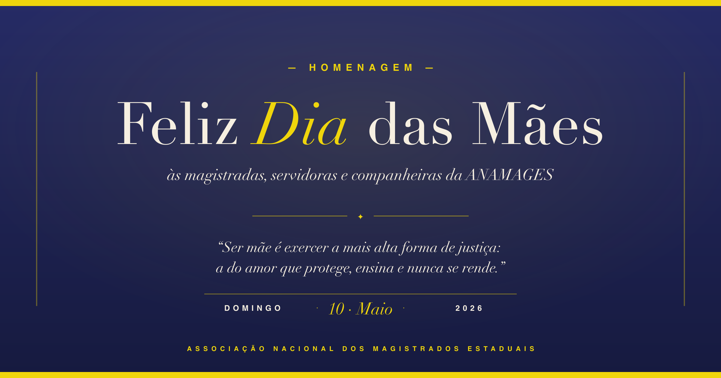 ANAMAGES presta homenagem às mães magistradas neste Dia das Mães