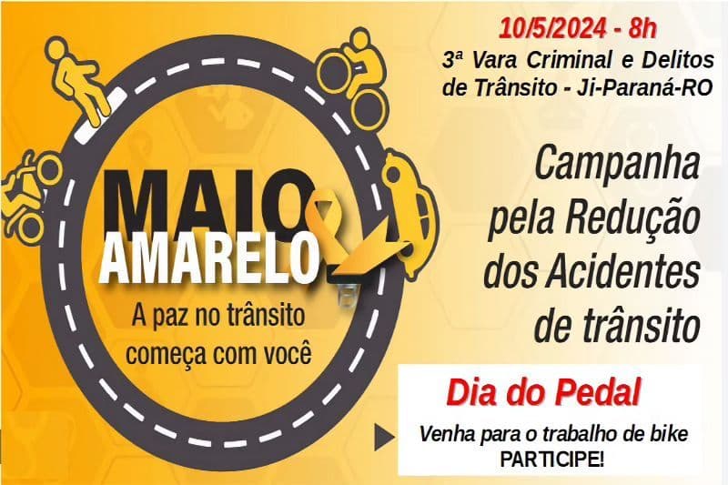 Nesta sexta-feira, dia 10, será realizado o Dia do Pedal