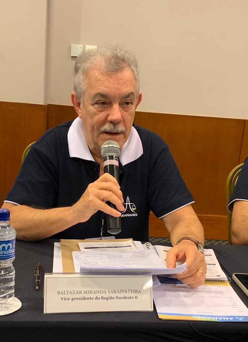 O desembargador Baltazar comentou sobre os episódios em que apresentou o êxito da entidade para os magistrados baianos.